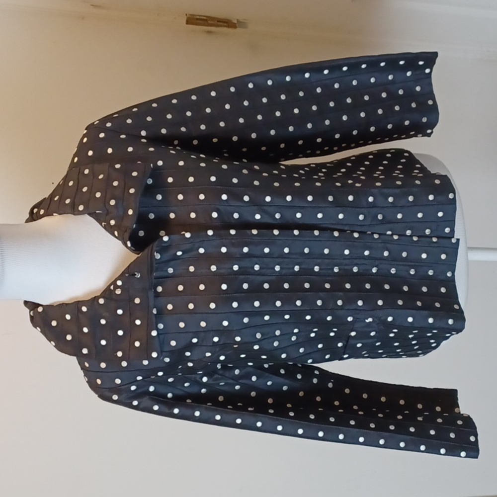 Carlisle Navy Polka Dot Blazer
